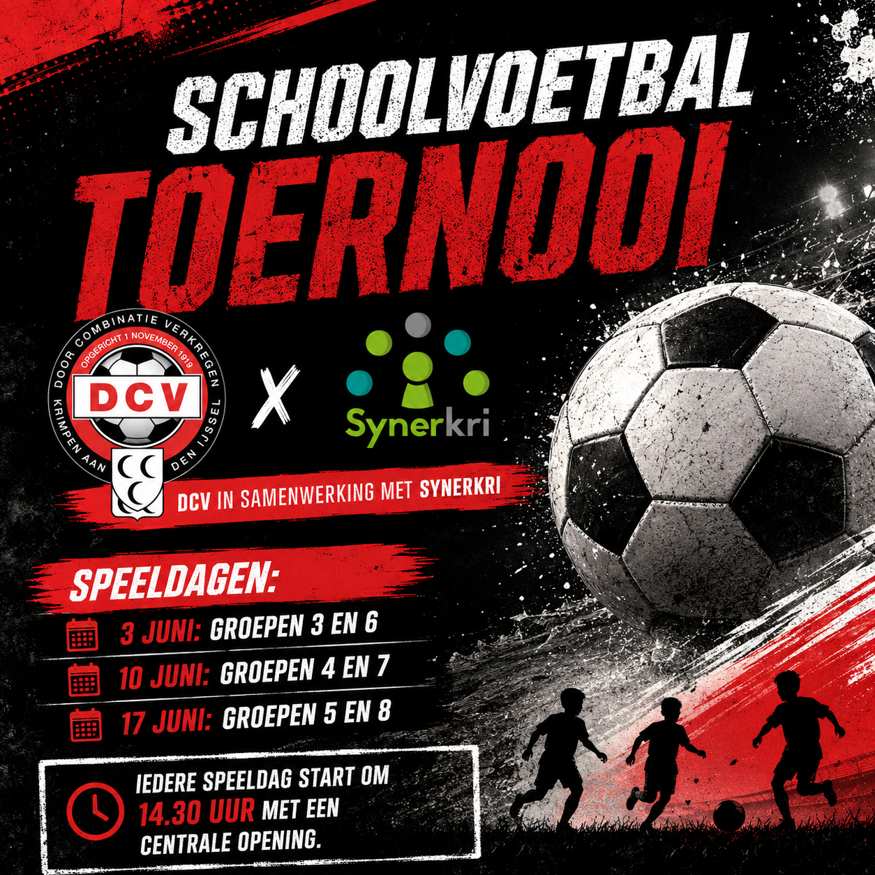 Schoolvoetbaltoernooi 2026 ⚽
