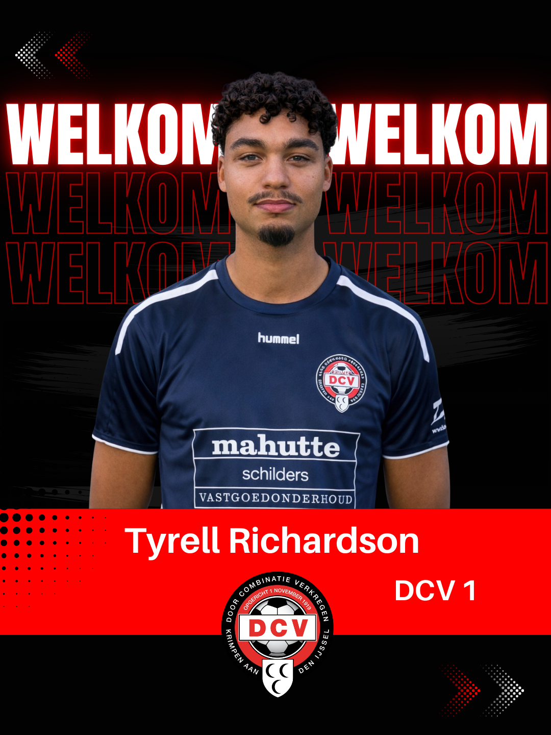 Tyrell Richardson eerste versterking voor DCV in seizoen 2026-2027