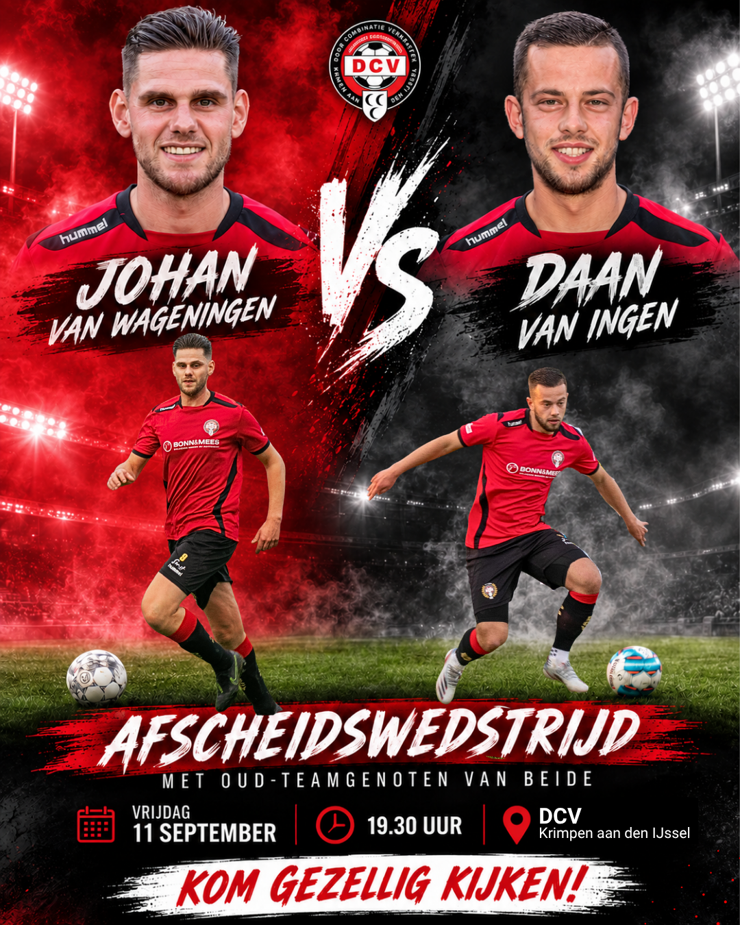 Johan van Wageningen & Daan van Ingen sluiten een mooie periode bij DCV 1 af.