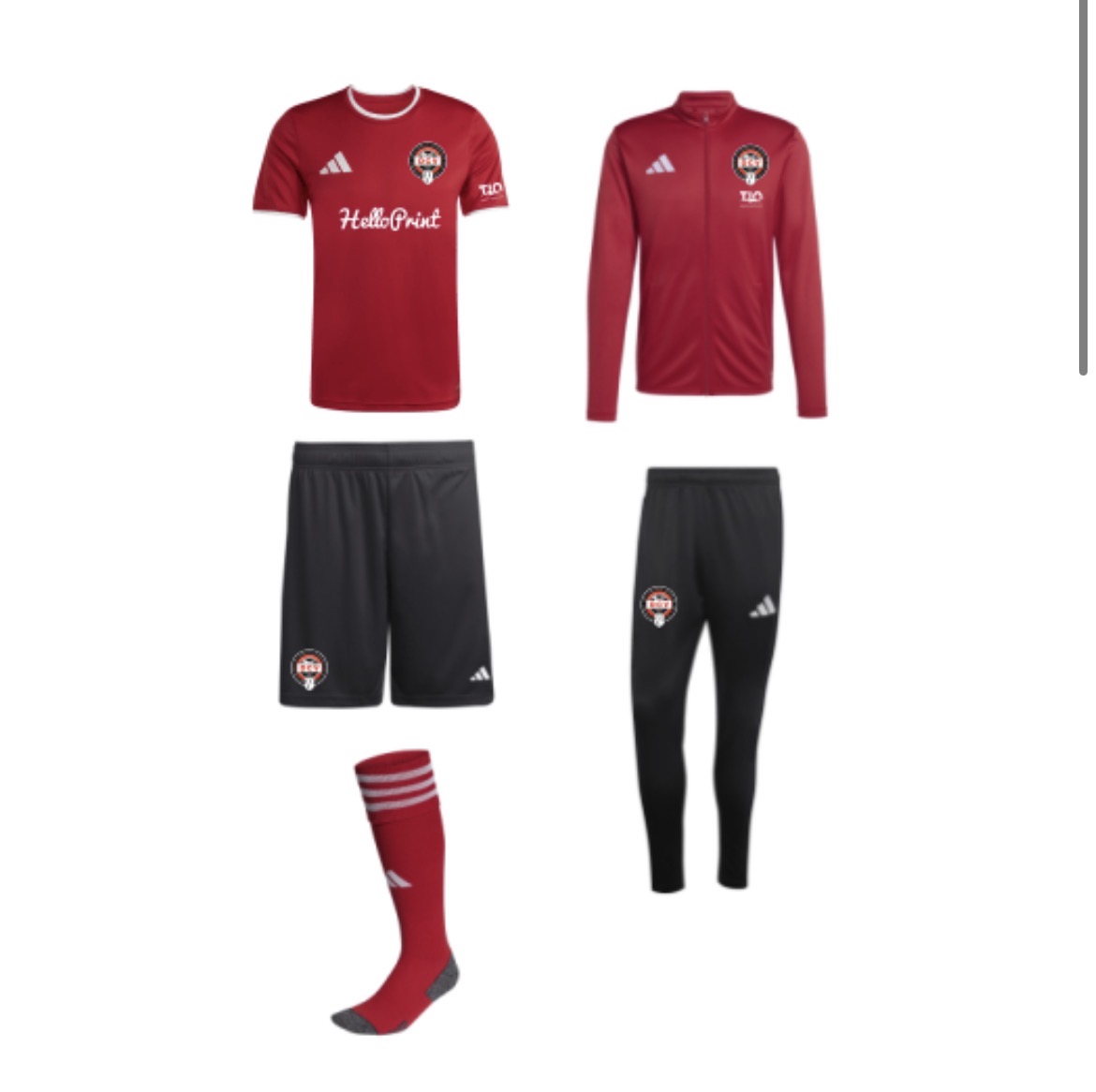 Nieuwe Adidas kledingpakketten nu beschikbaar