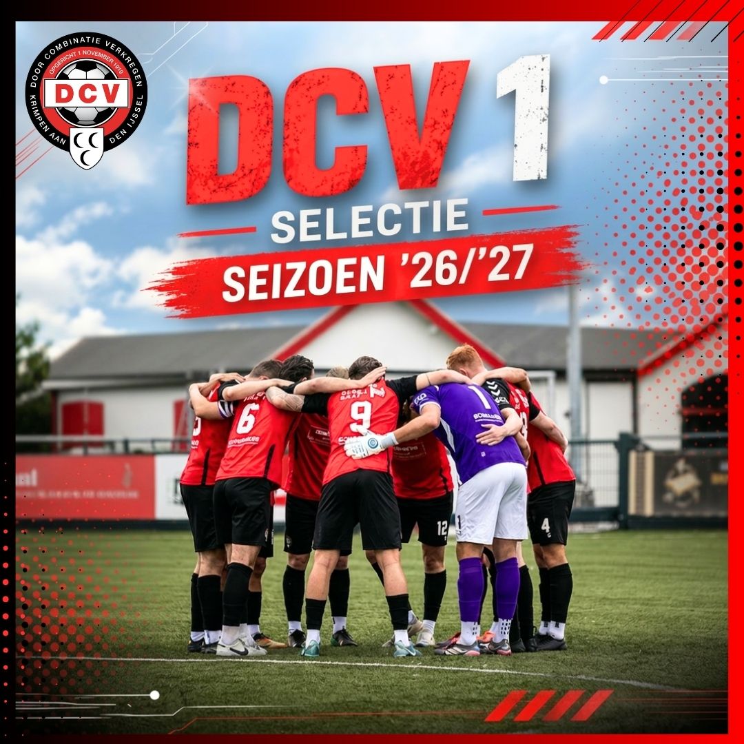 DCV 1 seizoen 2026/2027: sterke kern blijft, nieuwe energie erbij