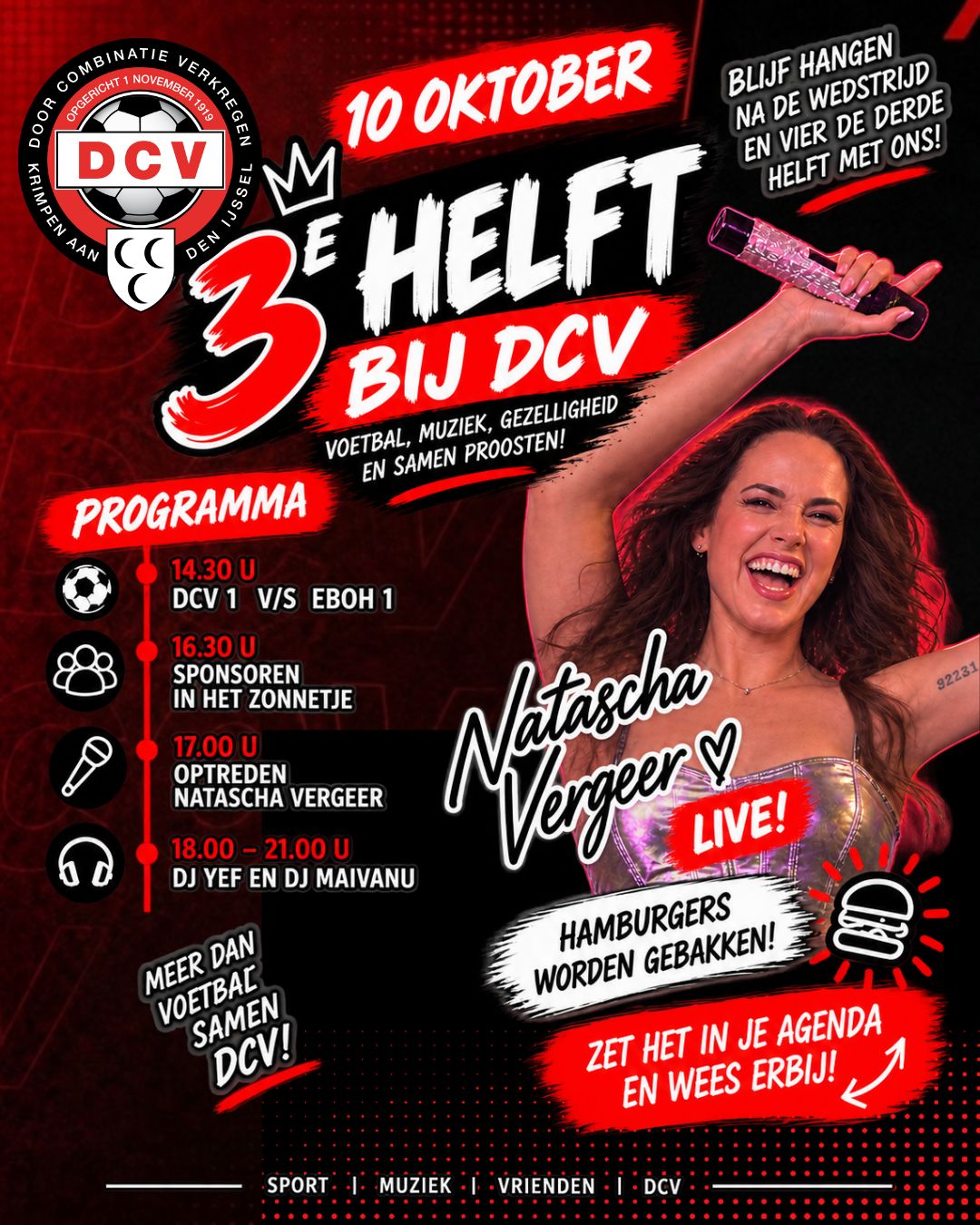 De 3e helft bij DCV komt eraan!