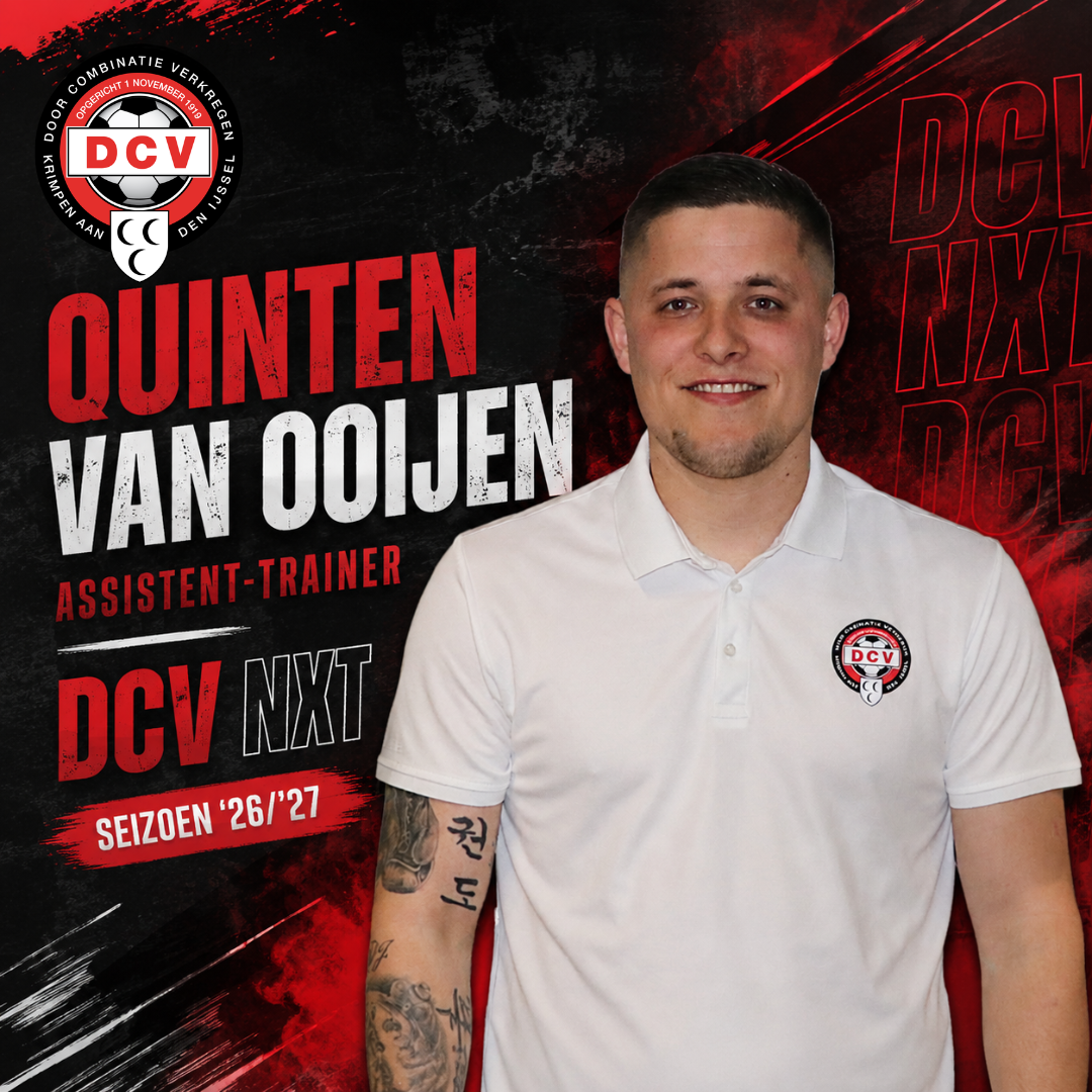 Quinten van Ooijen versterkt de technische staf van DCV NXT.