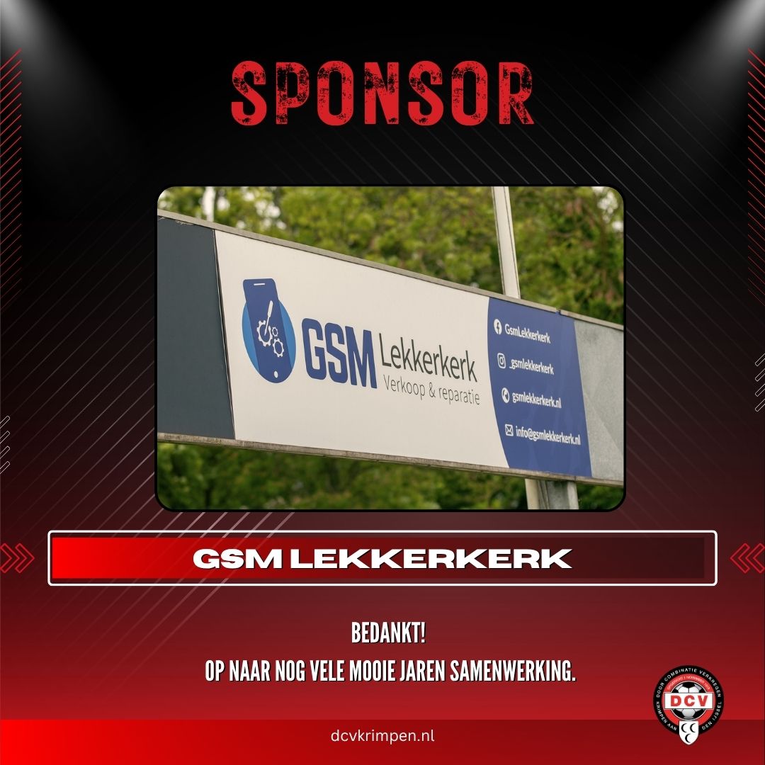 Sponsornieuws: GSM Lekkerkerk 📲