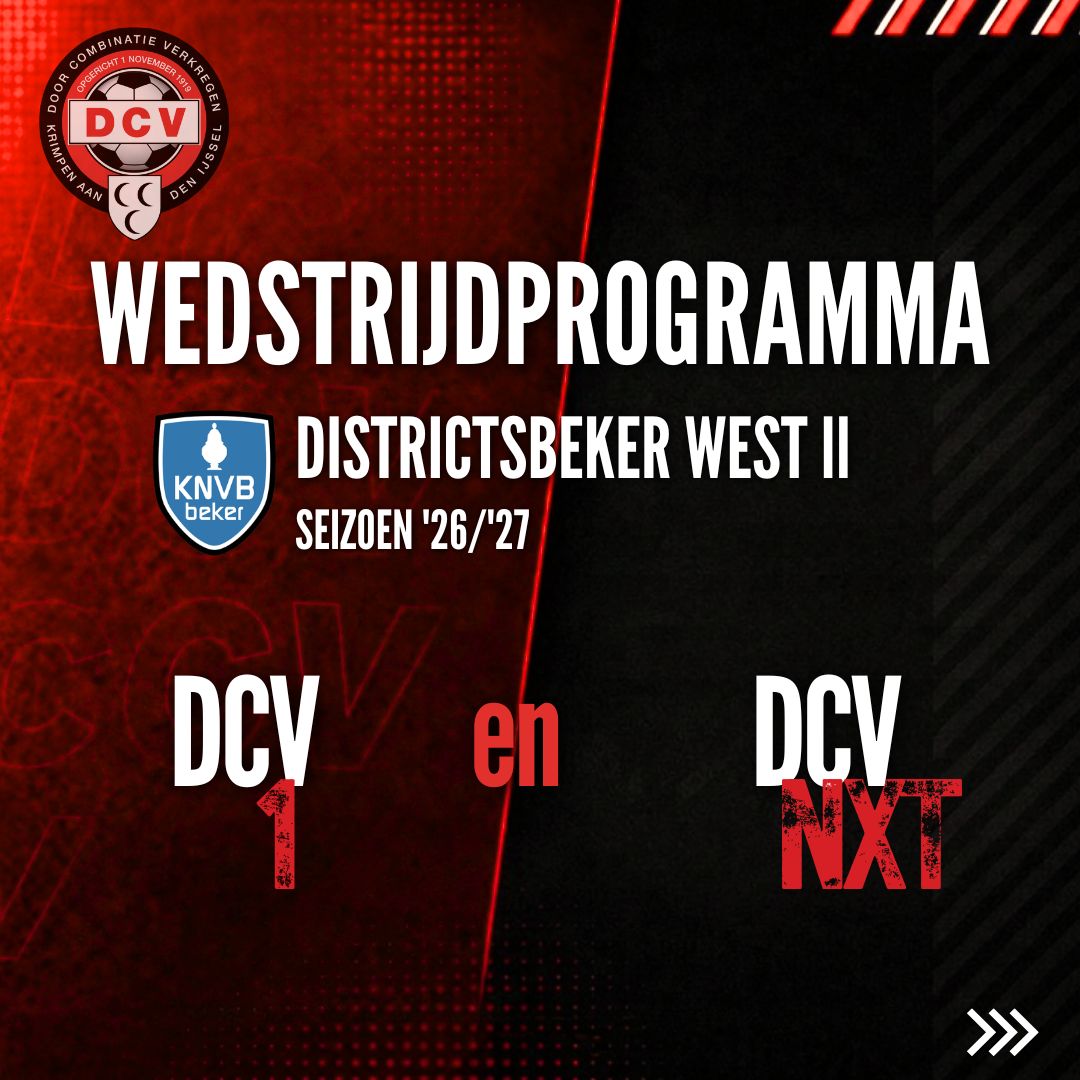 Het KNVB 🏆 Bekerprogramma is bekend!