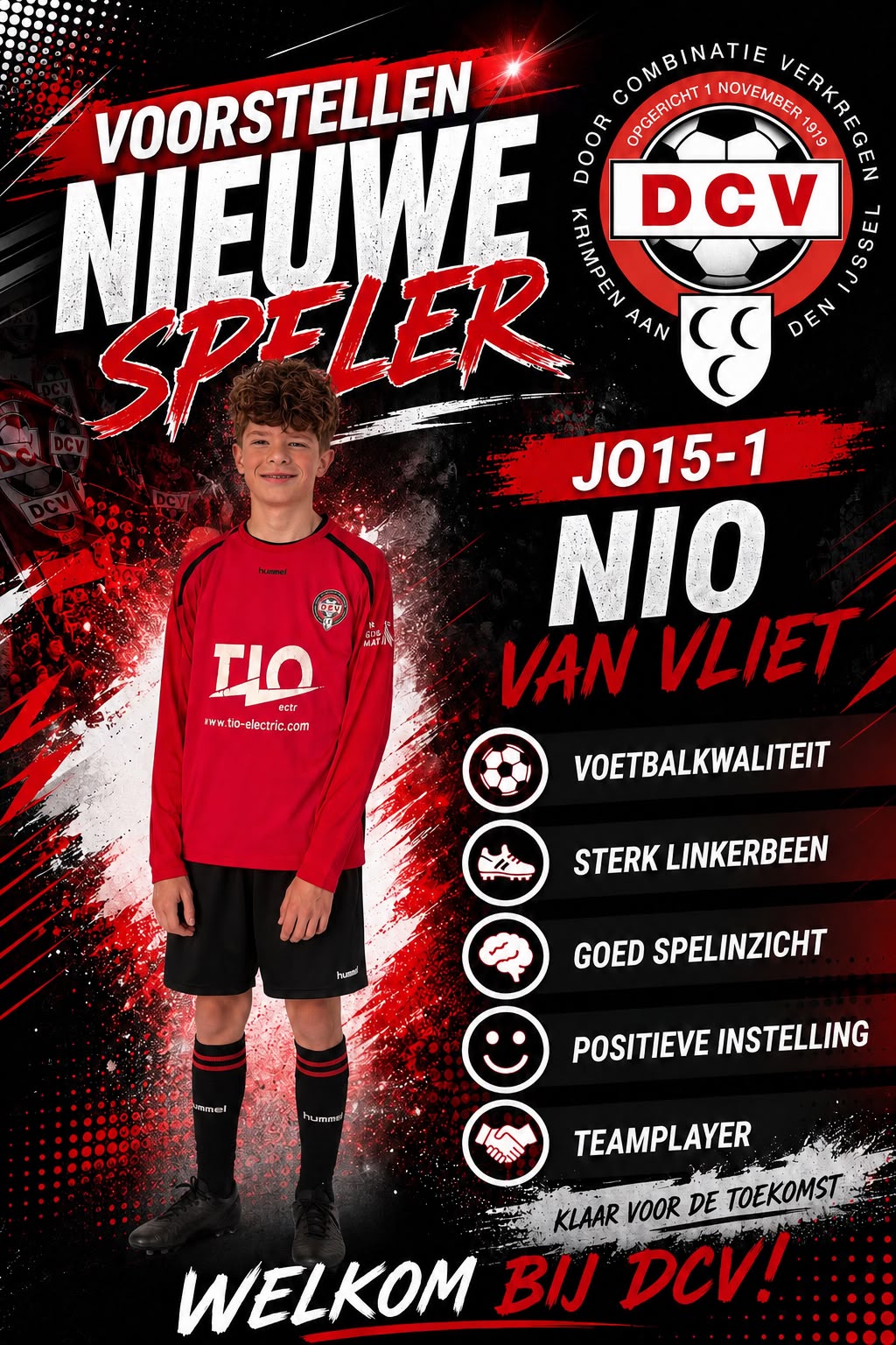 Nio kiest voor DCV JO15-1