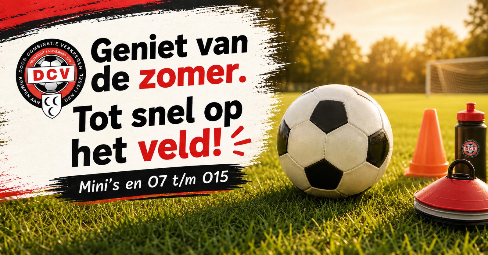 Samen op weg naar het nieuwe voetbalseizoen!