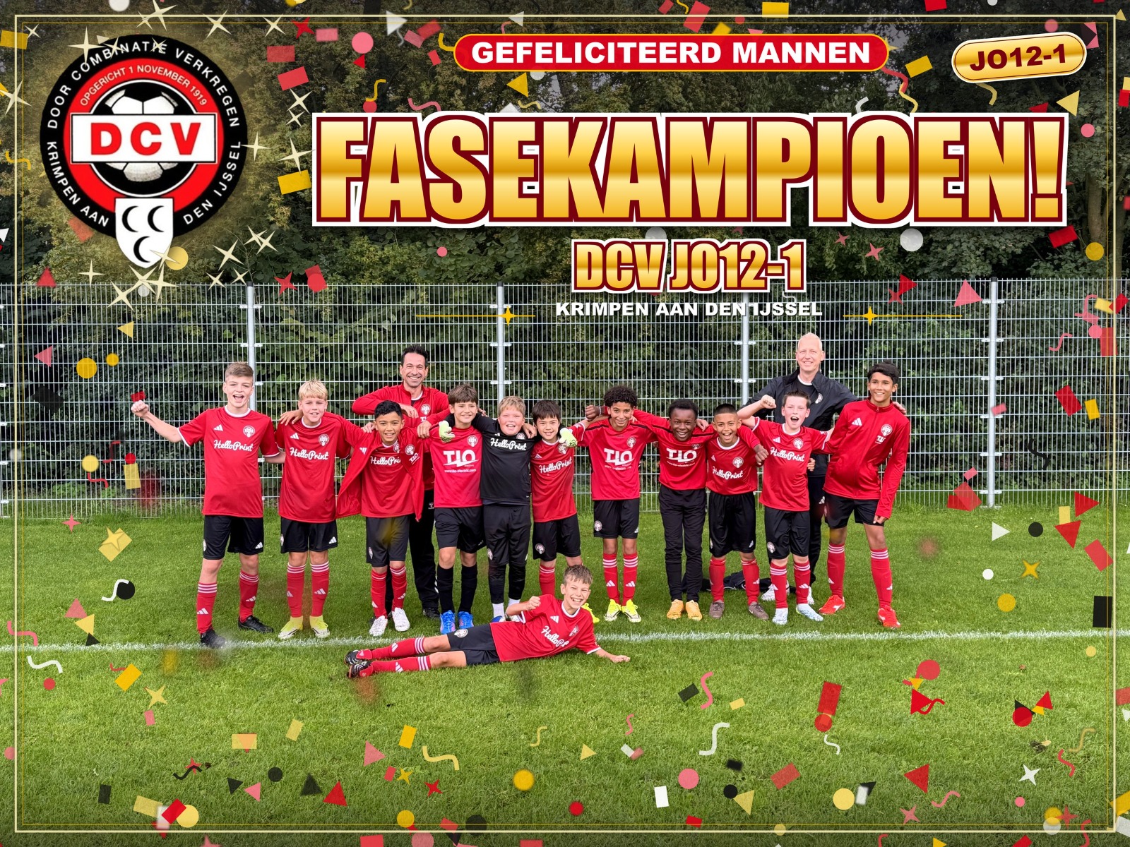 🏆DCV O12-1 winnaar van fase 1